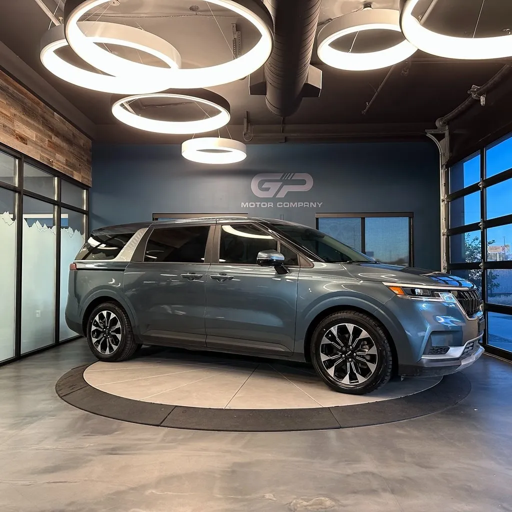 Blue 2024 Kia Carnival EX for sale in Kaysville, UT