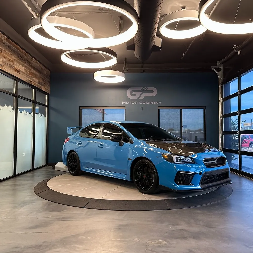 Blue 2016 Subaru WRX STi for sale in Kaysville, UT