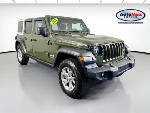 Green 2021 Jeep Wrangler Unlimited Islander for sale in Framingham, MA