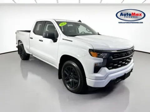 White 2024 Chevrolet Silverado 1500 Custom for sale in Framingham, MA