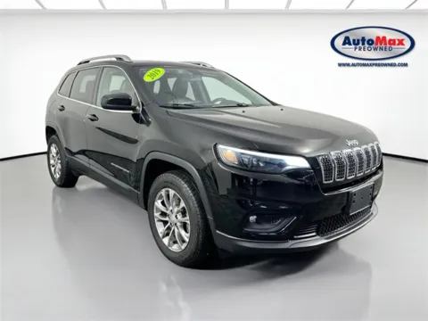 Black 2019 Jeep Cherokee Latitude Plus for sale in Framingham, MA