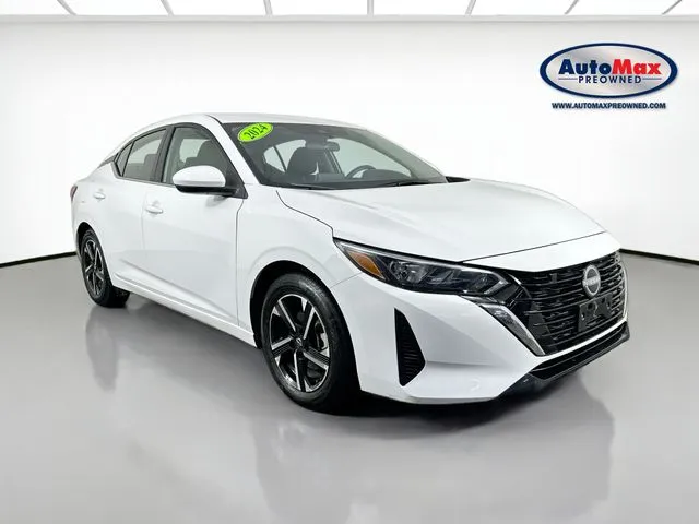 White 2024 Nissan Sentra SV for sale in Framingham, MA