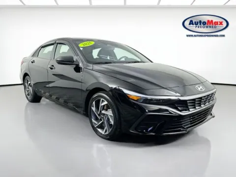 Black 2025 Hyundai Elantra Hybrid SEL Sport for sale in Framingham, MA