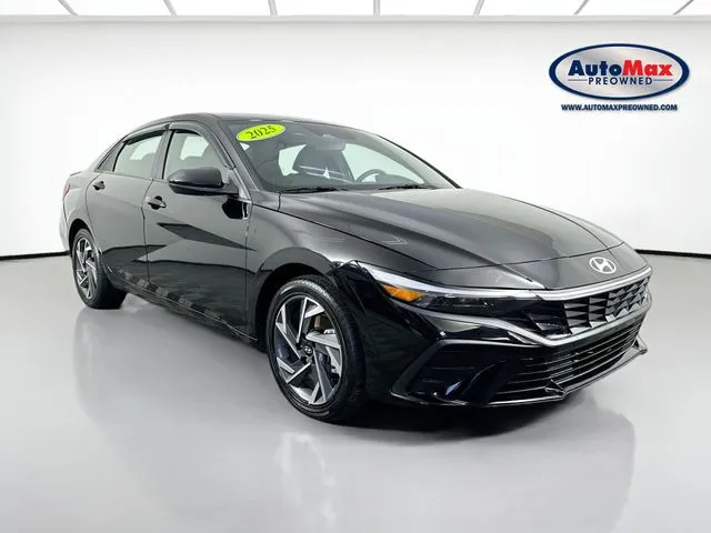 Black 2025 Hyundai Elantra Hybrid SEL Sport for sale in Framingham, MA