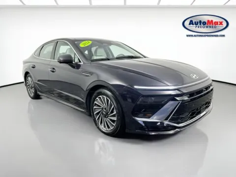 Blue 2024 Hyundai Sonata Hybrid Limited for sale in Framingham, MA