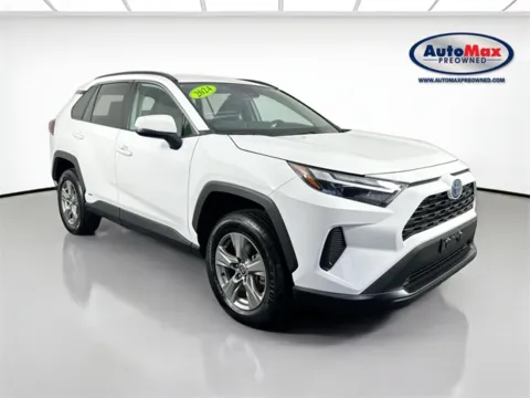 White 2024 Toyota RAV4 Hybrid XLE for sale in Framingham, MA