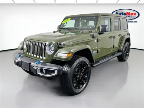Another view of 2022 Jeep Wrangler Unlimited Sahara 4xe for sale in Framingham, MA at AutoMax Preowned Framingham