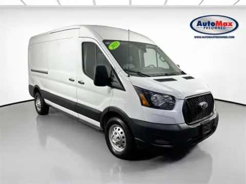 White 2023 Ford Transit-250 148" Medium Roof for sale in Framingham, MA