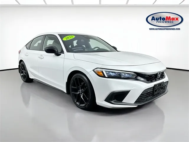 White 2023 Honda Civic Sport for sale in Framingham, MA