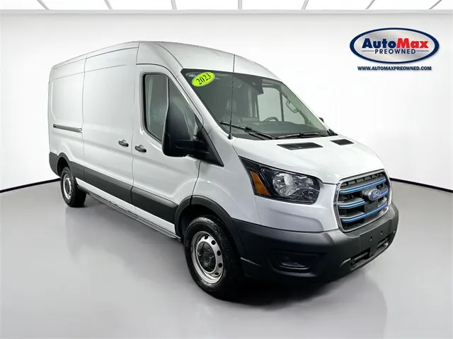 White 2023 Ford E-Transit-350 148" Medium Roof for sale in Framingham, MA