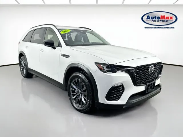 White 2025 Mazda CX-70 3.3 Turbo Preferred for sale in Framingham, MA