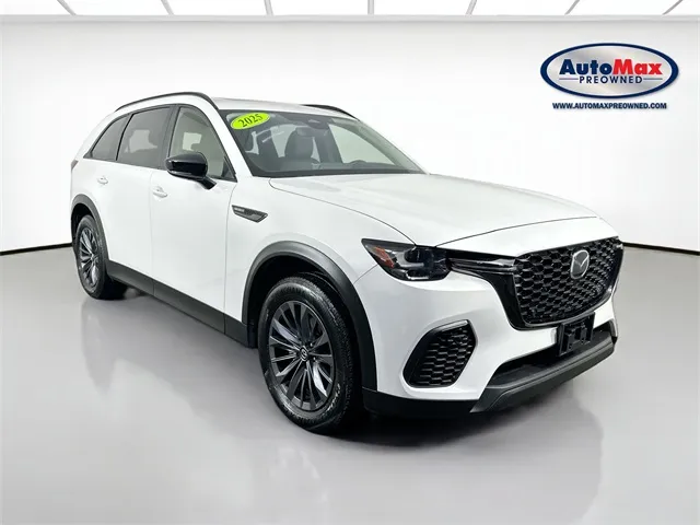 White 2025 Mazda CX-70 3.3 Turbo Preferred for sale in Framingham, MA