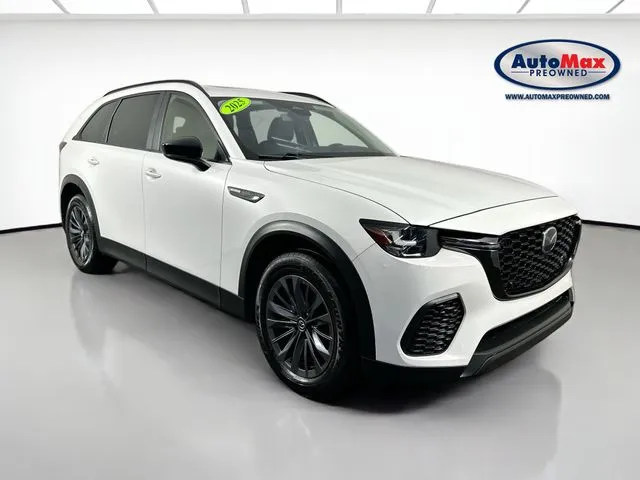 White 2025 Mazda CX-70 3.3 Turbo Preferred for sale in Framingham, MA