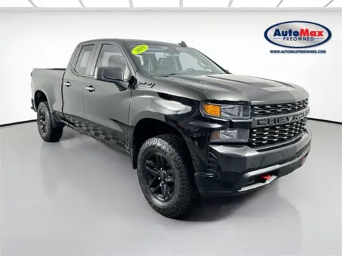 Black 2019 Chevrolet Silverado 1500 Custom Trail Boss for sale in Framingham, MA