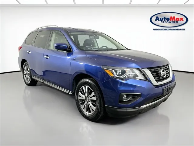 Blue 2018 Nissan Pathfinder SL for sale in Framingham, MA