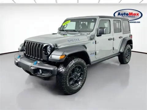 Another view of 2023 Jeep Wrangler Base 4xe for sale in Framingham, MA at AutoMax Preowned Framingham
