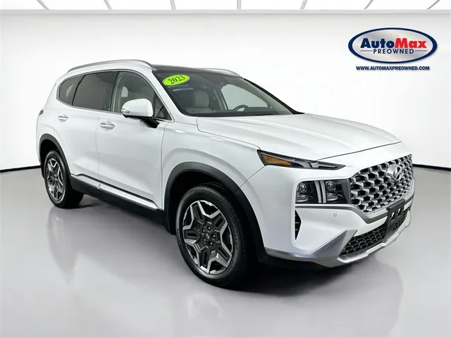 White 2023 Hyundai Santa Fe Hybrid Limited for sale in Framingham, MA