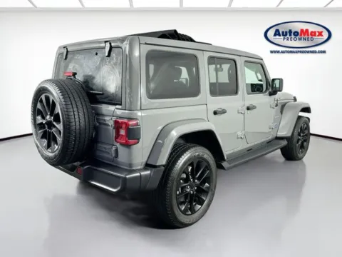 Photos of 2023 Jeep Wrangler Sahara 4xe for sale in Framingham, MA at AutoMax Preowned Framingham