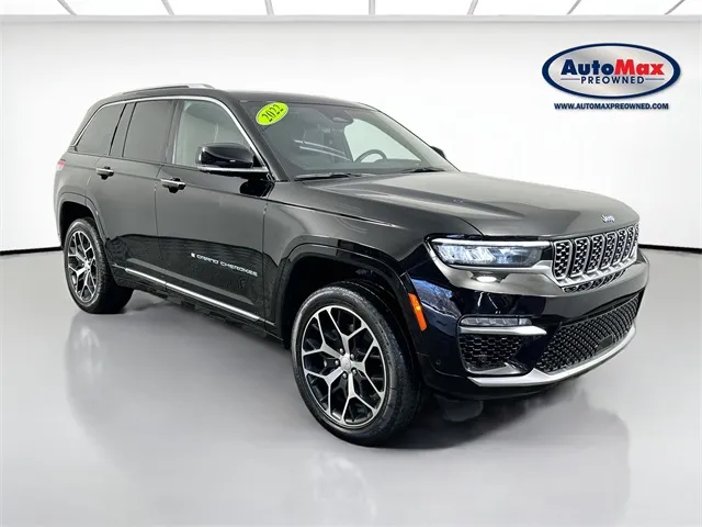 Black 2022 Jeep Grand Cherokee Summit Reserve 4xe for sale in Framingham, MA