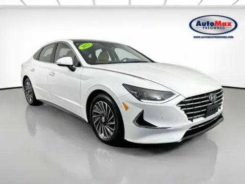 White 2022 Hyundai Sonata Hybrid Limited for sale in Framingham, MA