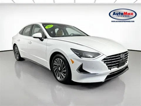 White 2022 Hyundai Sonata Hybrid Limited for sale in Framingham, MA