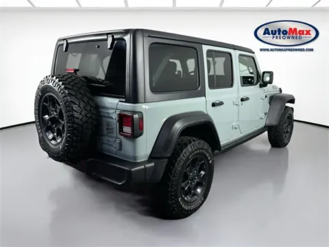 Photos of 2023 Jeep Wrangler Willys 4xe for sale in Framingham, MA at AutoMax Preowned Framingham