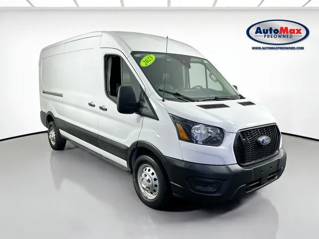 White 2023 Ford Transit-250 AWD 148" Wheelbase Medium Roof for sale in Framingham, MA