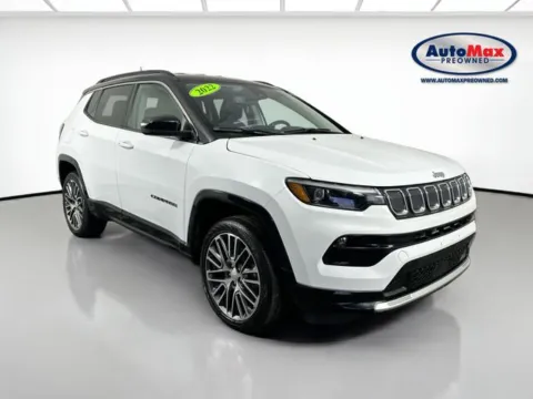 White 2022 Jeep Compass Limited for sale in Framingham, MA