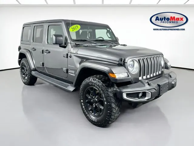 Gray 2019 Jeep Wrangler Unlimited Sahara for sale in Framingham, MA
