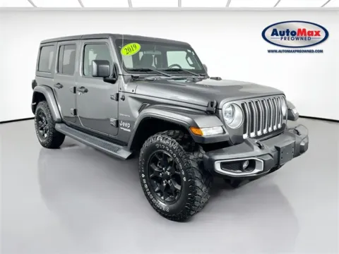 Gray 2019 Jeep Wrangler Unlimited Sahara for sale in Framingham, MA
