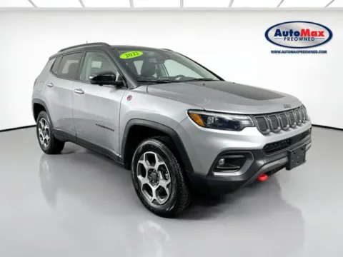 Silver 2022 Jeep Compass Trailhawk for sale in Framingham, MA