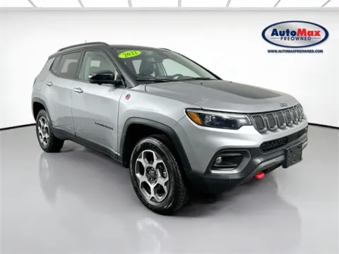 Silver 2022 Jeep Compass Trailhawk for sale in Framingham, MA