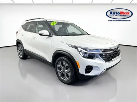 White 2024 Kia Seltos S for sale in Framingham, MA