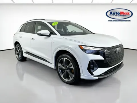 White 2023 Audi Q4 e-tron Premium Plus for sale in Framingham, MA