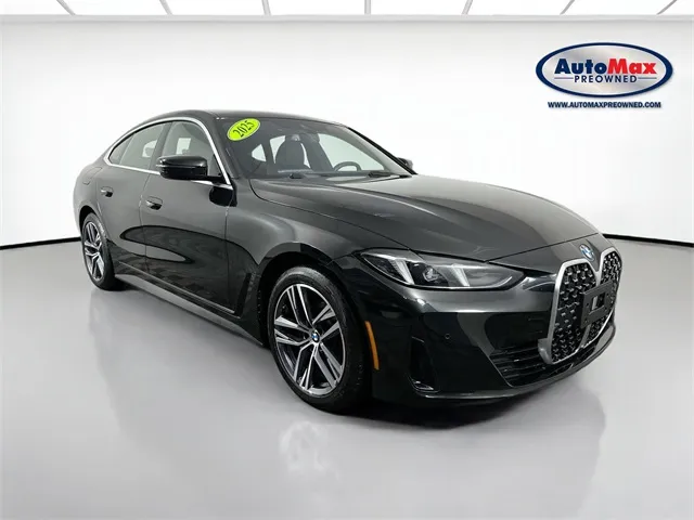 Black 2025 BMW 4 Series 430i Gran Coupe for sale in Framingham, MA