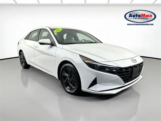 White 2021 Hyundai Elantra SEL for sale in Framingham, MA