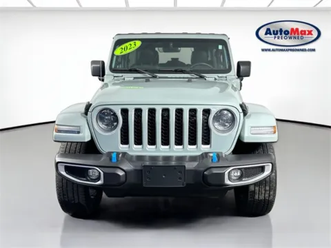 Photos of 2023 Jeep Wrangler Sahara 4xe for sale in Framingham, MA at AutoMax Preowned Framingham