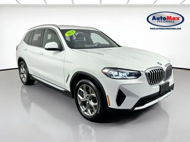 White 2024 BMW X3 xDrive30i for sale in Framingham, MA
