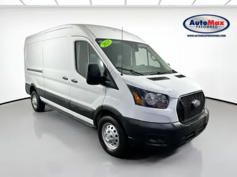 White 2023 Ford Transit-250 148" Medium Roof AWD for sale in Framingham, MA