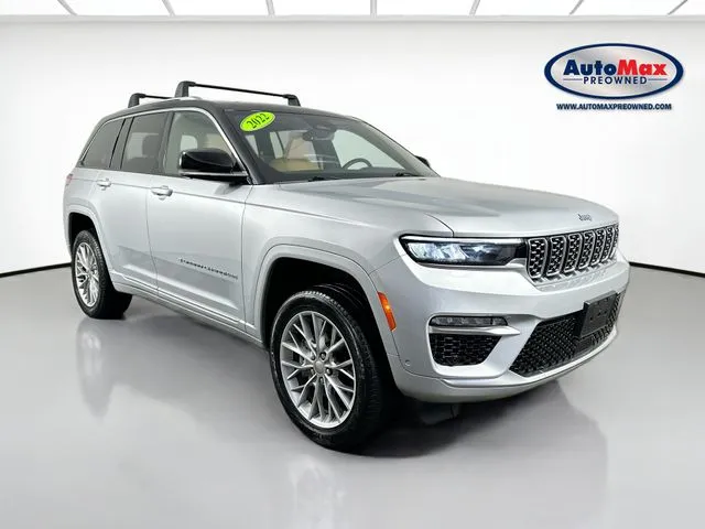 Silver 2022 Jeep Grand Cherokee Summit 4xe for sale in Framingham, MA