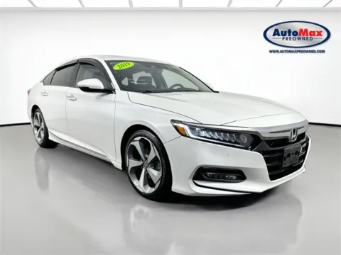 White 2019 Honda Accord Touring 2.0T for sale in Framingham, MA
