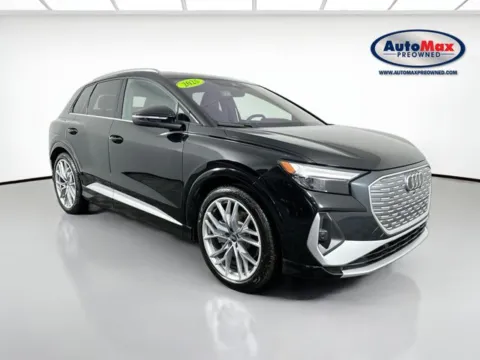 Black 2025 Audi Q4 e-tron Premium Plus for sale in Framingham, MA