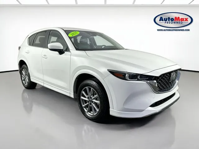 White 2025 Mazda CX-5 2.5 S Select Package for sale in Framingham, MA