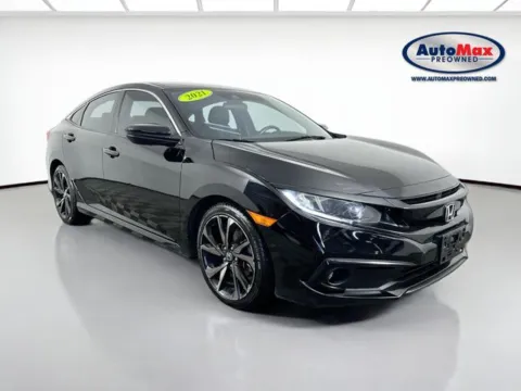 Black 2021 Honda Civic Sport for sale in Framingham, MA