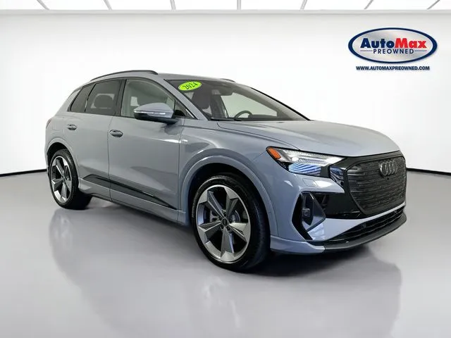 Gray 2024 Audi Q4 e-tron Prestige for sale in Framingham, MA
