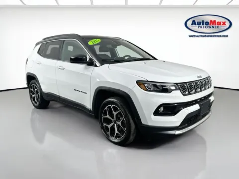 White 2025 Jeep Compass Limited for sale in Framingham, MA