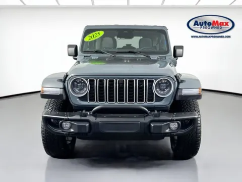 Photos of 2025 Jeep Wrangler Sahara 4xe for sale in Framingham, MA at AutoMax Preowned Framingham