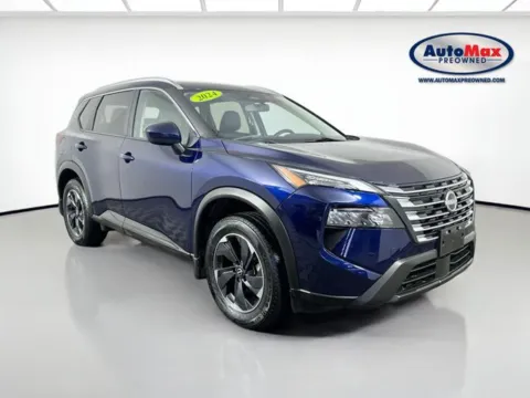 Blue 2024 Nissan Rogue SV for sale in Framingham, MA