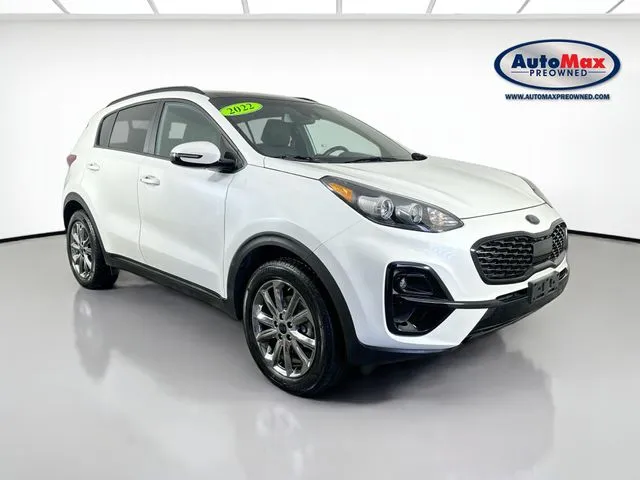 White 2022 Kia Sportage Nightfall for sale in Framingham, MA