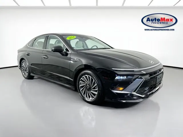 Black 2024 Hyundai Sonata Hybrid Limited for sale in Framingham, MA